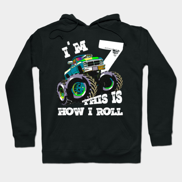 Monster Truck Kids Tee I'M 2 LET'S ROLL T-Shirt 2nd Birthday